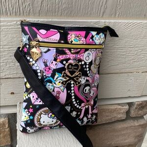 Takidoki for Hello Kitty Black and Pink Crossbody Bag